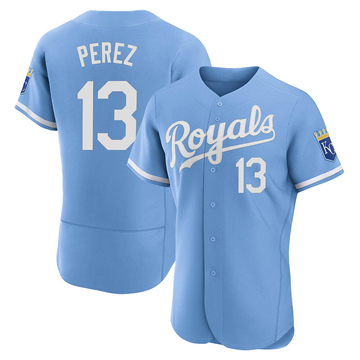 Men's Kansas City Royals Salvador Pérez Nike Gray 2022 Road Authentic  Player Jersey