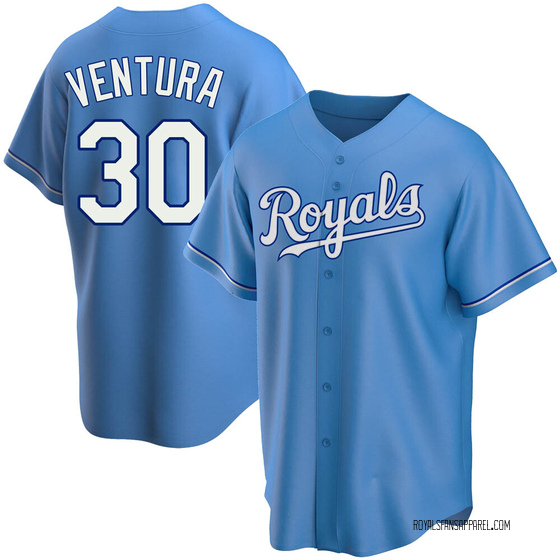 Yordano Ventura Kansas City Royals Home/Road/Alternate Men's Jersey w/  Patch