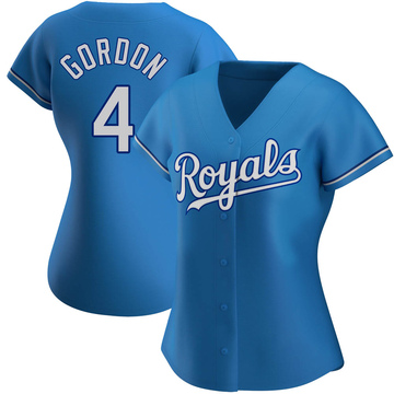 Alex Gordon Name & Number T-Shirt - Light Blue - Tshirtsedge