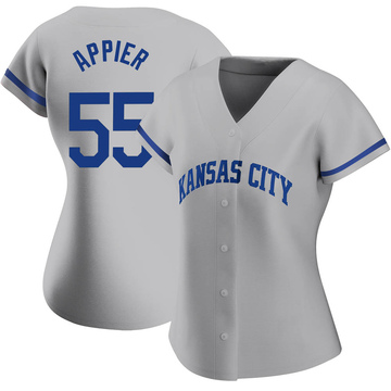 Kansas City Royals Kevin Appier #55 Authentic Grey Jersey Vest Russell NWT  48 1