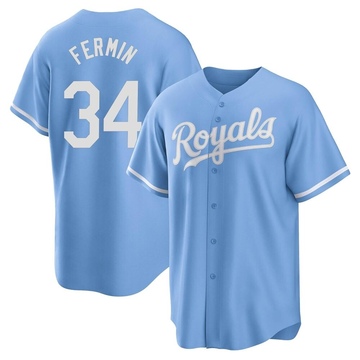 2020 Kansas City Royals Freddy Fermin #59 Game Issued Grey Jersey DG Patch  46 91