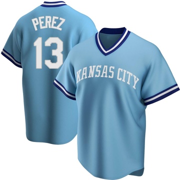 Salvador Perez El Niño Kansas City Royals Majestic 2018 Players' Weekend  Authentic Jersey - Royal/Light Blue